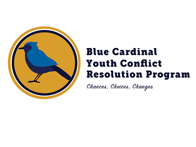 Blue Cardinal Logo art branding design flat graphic design illustration illustrator logo