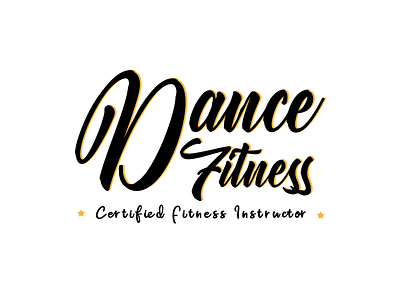 Dance Fitness art design graphic design illustrator logo minimal vector