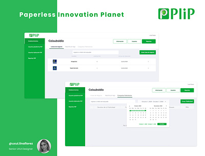 Mobile and Web App - Plip app creative design digital eco ecology ui ux vector web website