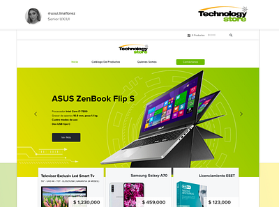 Technology Store design digital graphic design ui ux web website