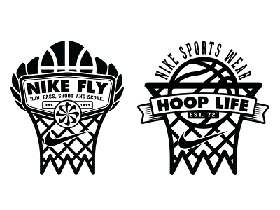Nike - Logo (Basketball)  Logo basketball, Basketball logo design