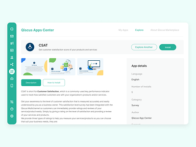 Qiscus Apps Center -  App Details