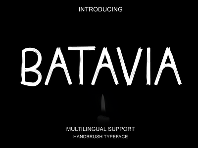 BATAVIA | HANDBRUSH TYPEFACE