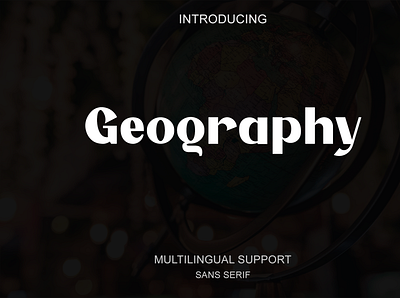 Geography | Beautiful font branding design flat font font nft illustration logo logo design logo mark nft typeface typography ui ux vector