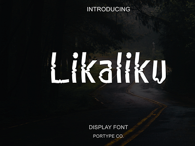 Likaliku - Display font