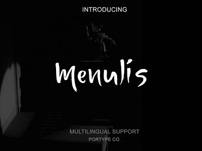 Menulis - handwritten font