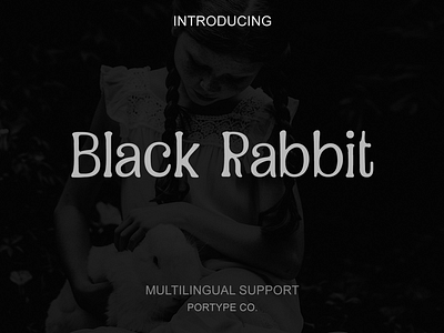 Black Rabbit - My loneliness font