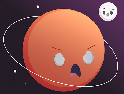 Angry Planet illustration