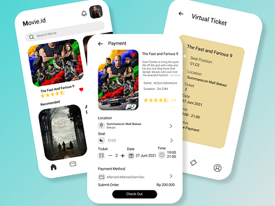 Movie.id app design mov uidesign uiux