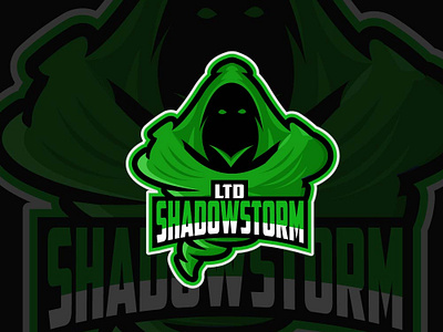 Shadow Mascot Logo design gaming illustraion illustration mascot mascotlogo reapers vector vector illustration youtube