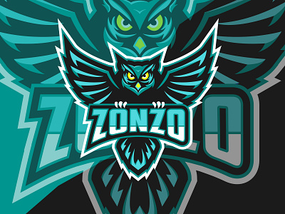 Owl Mascot logo for gaming