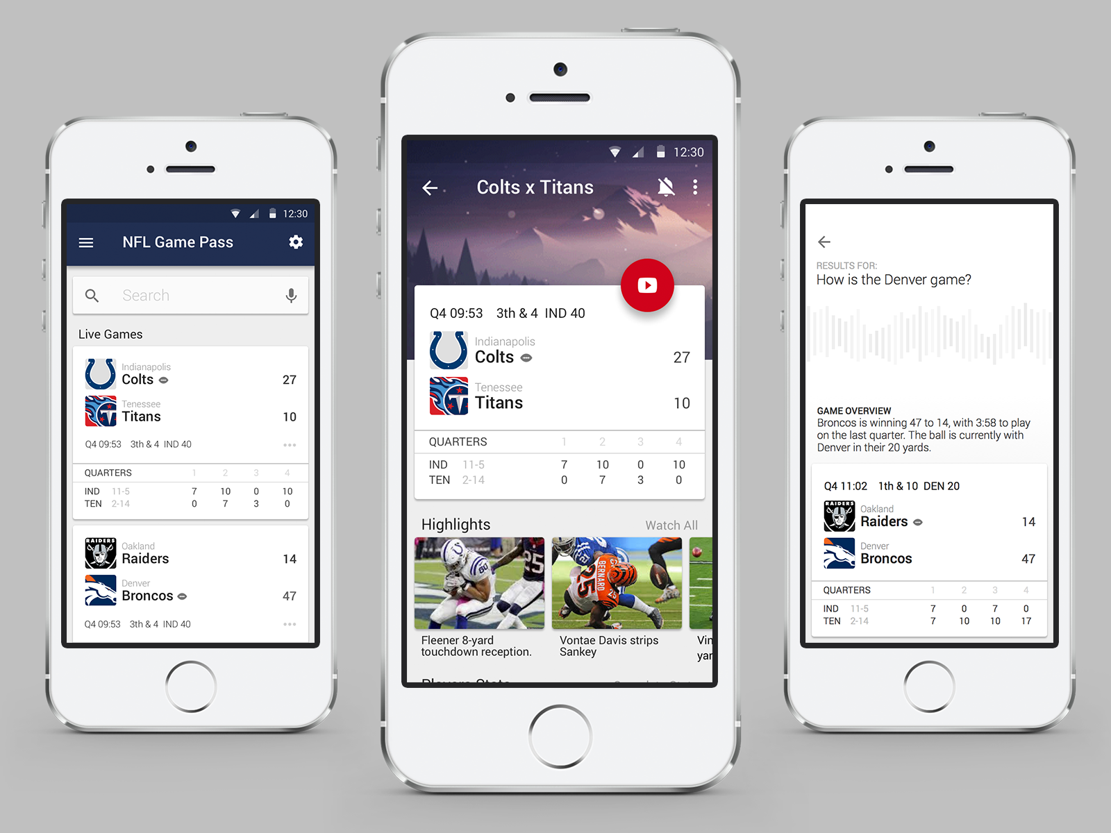 NFL Game Pass - Concept by Ederson Morche on Dribbble