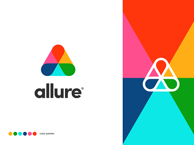 Allure Logo animation app art best of dribbble branding dailyui design dribbble best shot graphic designer icon identity illustration logo typography ui ux vector website