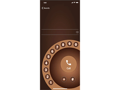 Mobile Dialer application ui interaction design mobile app design ui ux user experience user interface