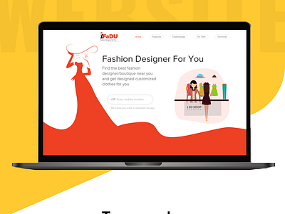 Fashion Designer For You branding graphicdesign interaction design user experience ux user interface design web app design website design