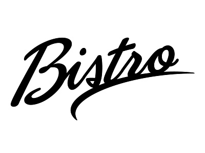 Logotype - Bistro animation branding graphic design logo