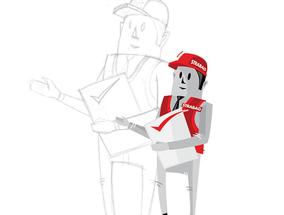 Character for brochure animation branding graphic design