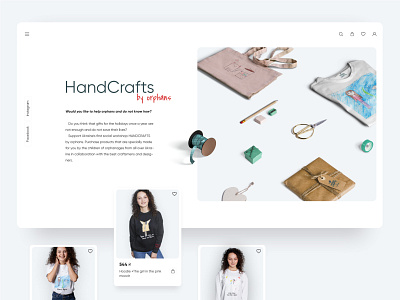 HandCrafts by Orphans - Website Design