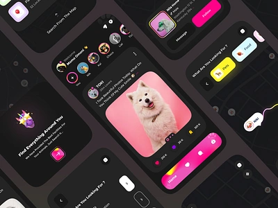 Social App for Pets😻 adoption animal adoptions animals app cats creative dogs facebook instagram meshgradient minimalist pet pet app pet care pet rescue pets adoption popular social social media veterinary