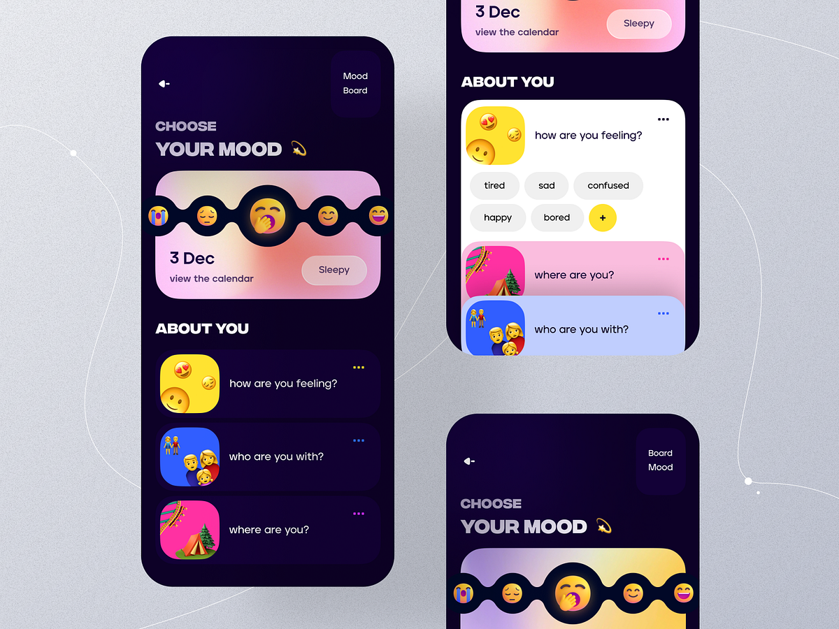 Mental Health app by Kimghazl Design for Pela Design on Dribbble