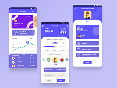 Send Money App | UI Design Concept by Ashish Mourya on Dribbble