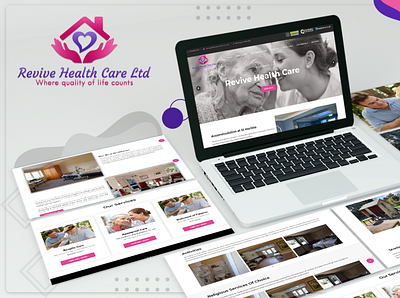 Web design - Revive Health care design ui ux webdesign website design