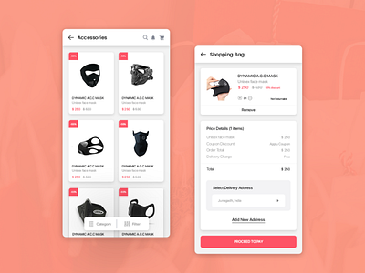 UI for Shopping app. app app design application design illustration ios mobile ui ux