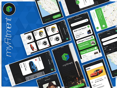 UX/UI design for MyFitment Mobile App app design application design mobile ui ux