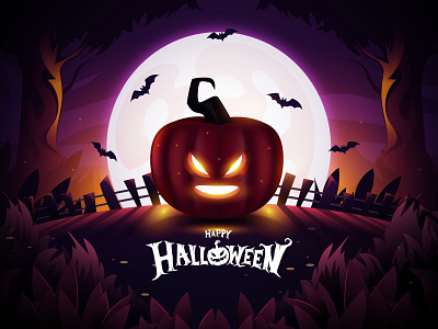 Halloween 2021 banner design graphic design illustration
