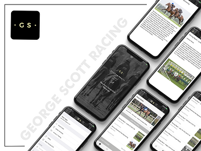 George Scott Racing iOS App Design