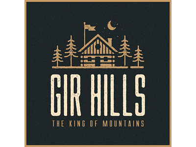 Gir Hills - Logo Design design illustration logo ui ux