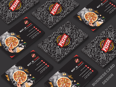 Business Card Presentation2 for Pizza Delivery banner banner design branding businesscard delivery design pizza presentation product ui ux