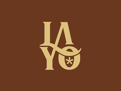 Identity for Layo badge design illustration logo logomark monogram poet ui writers