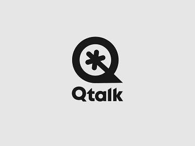 Identity for QTalk branding design icon icons logo logomark mockup monogram queer ui ux