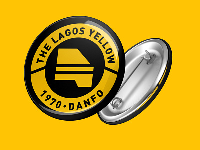 Identity Design - The Lagos Yellow badge badges branding clothing label design logo logomark mockup