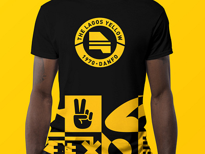 T shirt Mockup - The Lagos Yellow