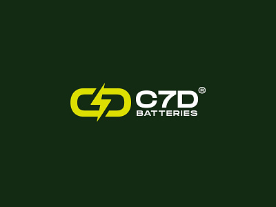 Ambigram for C7D Batteries ambigram ambigramlogo badge badges branding clothing brand design illustration logo logomark monogram vector