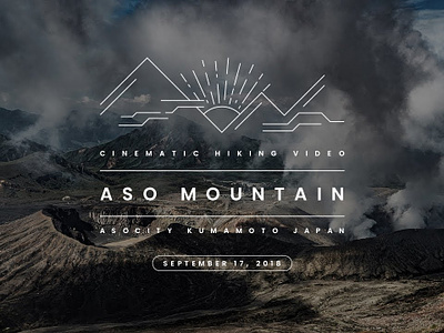 Aso Mountain Kumamoto Japan / Cinematic Hiking Video 4k adobe premiere aso cinema hiking japan movie video youtube