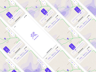 Mountain Weather.APP [Mt.WEATHER] adobexd app design hiking icon iphone japan map mountain ui ux xd