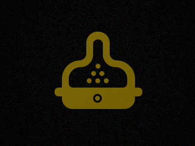 Gold Toilet gif icon logo