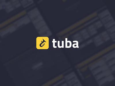 Tuba logo app app logo branding branding agency branding and identity branding concept branding design icon logo logo design logos logotype tube