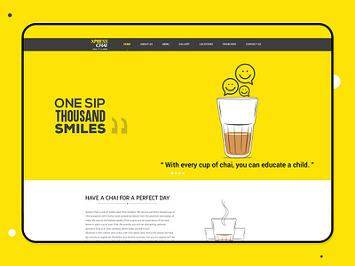 Chai for Life colors ui ui design web design webdesign