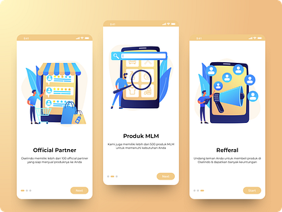 Onboarding Screen For E-Commerce App Design app design ui ux