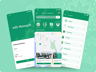 Islami App Design app design ui ux