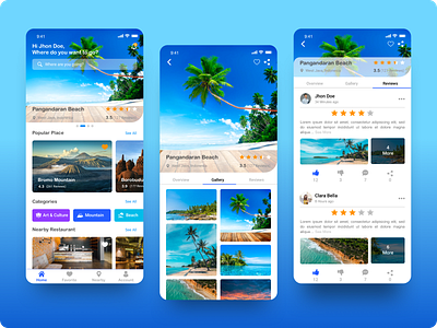 Travel App Design