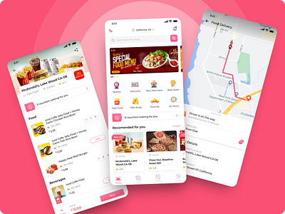 Food App Design app design ui ux