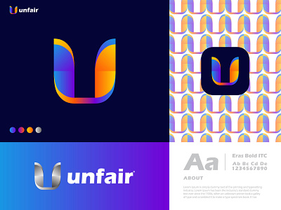 U Modern Logo App Icon