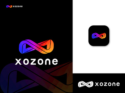 Xozone Modern Color Logo Mark
