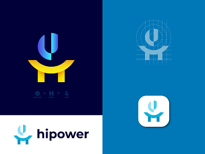 HiPower Modern Logo Mark || Letter H ||