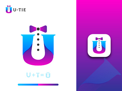 U Letter Modern Logo Design || U-TIE ||